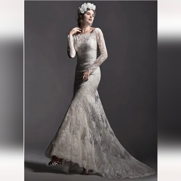 NWT Sottero & Midgley "Danae" wedding dress sz 10 - Picture 3 of 13